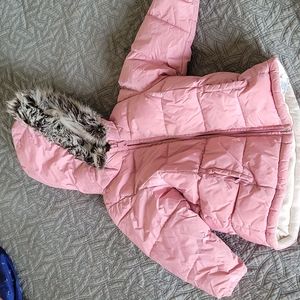 Old Navy Pink Toddler Puffer